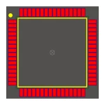 میکروکنترلر ATMEGA128A-AU اصل بازسازی شده SMD