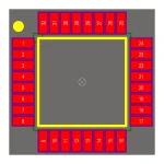 میکروکنترلر SMD ATMEGA8A-AU