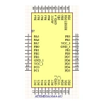 میکروکنترلر ATXMEGA16A4-AU