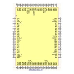 میکروکنترلر ATXMEGA128A1-AU پکیج TOFP-100