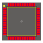 میکروکنترلر SMD ATMEGA128A-AU