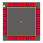 میکرو کنترلر SMD ATMEGA64A-AU