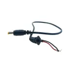 فیش آداپتور نری سیم دار 35 سانتی متری مشکی