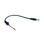 فیش آداپتور نری سیم دار 20 سانتی متری مشکی