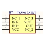 آی سی آپ امپ SMD TSV912AIDT