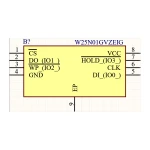 آی سی حافظه NAND فلش W25N01GVZEIG