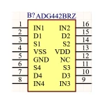 آی سی سوئیچ آنالوگ SMD ADG442BRZ