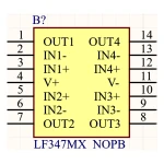 آی سی آپ امپ SMD LF347M