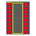 آی سی کنترلر سوئیچینگ NCP1399AM SMD