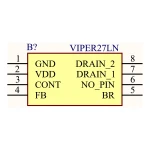 آی سی تغذیه سوئیچینگ VIPER27LN