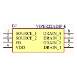 آی سی تغذیه سوئیچینگ VIPER22A