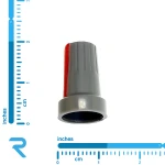سر ولوم پلاستیکی 14*20 میلی متری قرمز
