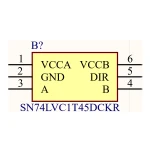 آی سی فرستنده / گیرنده SMD SN74LVC1T45DCKR BUS