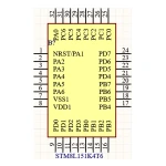 میکروکنترلر SMD STM8L151K4T6