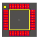 میکروکنترلر SMD STM8L151K4T6