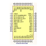 میکروکنترلر SMD STM32F100C8T6B ARM بازسازی شده