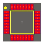 آی سی SMD STM8S105K4T6C