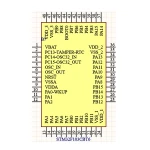 آی سی میکرو کنترلر SMD STM32F103CBT6