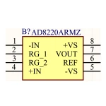 آی سی AD8220ARMZ SMD