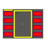آی سی حافظه EEPROM سریال AT24C02 SMD کپی