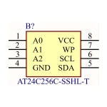 آی سی AT24C256 SMD