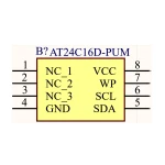 آی سی AT24C16 EEPROM کپی