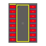 آی سی ULN2004A SMD