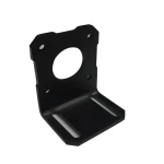 براکت فلزی استپ موتور NEMA17 مشکی رنگ