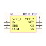 آی سی درایور ماسفت و IR2121 IGBT