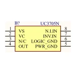 آی سی درایور ماسفت و IGBT شماره UC3705