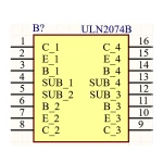 آی سی ULN2074B