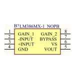 آی سی LM386 SMD کپی