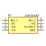 آی سی آپ امپ SMD AD620ARZ