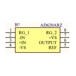 آی سی AD620ARZ SMD کپی