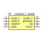 آی سی LM386N کپی