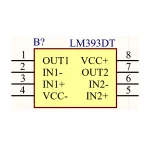 آی سی ولتاژ SMD LM393DT