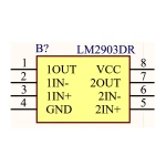 آی سی مقایسه کننده ولتاژ SMD LM2903DR