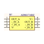 آی سی آپ امپ AD8617ARZ دقیق SMD