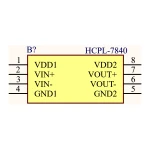 آی سی آپ امپ HCPL7840 ایزوله SMD