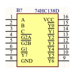آی سی دیکودر SMD 74HC138D