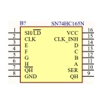 آی سی شیفت رجیستر  SN74HC165N