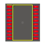 آی سی لچ D شماره SMD 74HC573