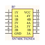 آی سی گیت NOR شماره 74HCT02