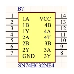 آی سی 74HC32N