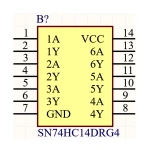 آی سی بافر HC 7414 SMD