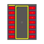 آی سی بافر HC 7414 SMD