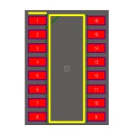 آی سی بافر 74HC139D SMD