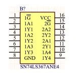 آی سی بافر 74LS367 SMD
