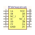 آی سی گیت AND شماره 74ALS21