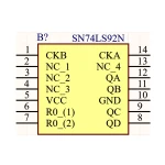 آی سی شمارنده 74LS92